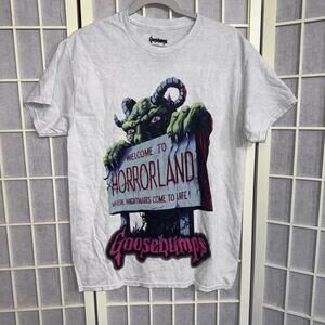 Goosebumps Welcome To Horrorland T-Shirt 90s Y2K Halloween Unisex Size Small